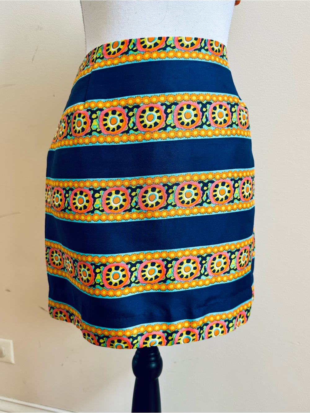 Trina Turk Colorful Silk Skirt